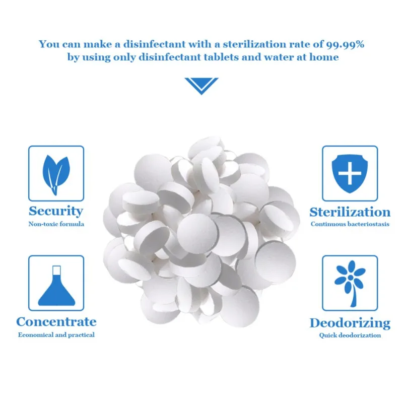 100/200 шт плавательных бассейнов мгновенная дезинфекция таблетки шипучие хлор