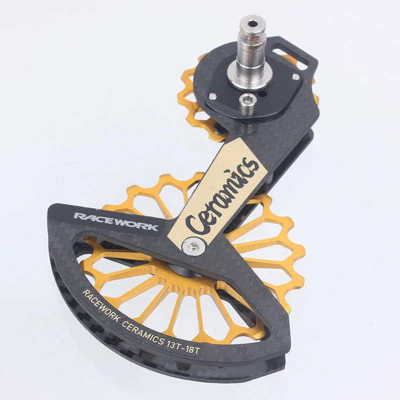 Керамический задний переключатель передач RACEWORK для дорожного велосипеда 18T из