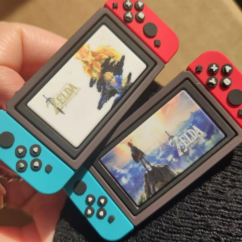 

2021New 5Styles Switch Game Keychains The Legend Of Zelda Splatoon 2 Super Smash Bros Key Chains Bag Pendant Fashion Rubber PVC