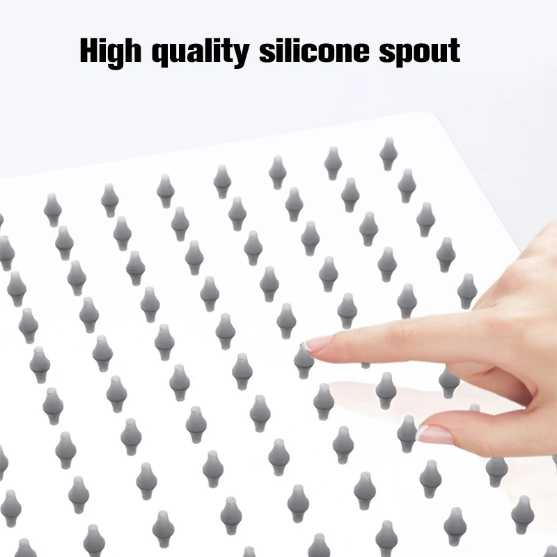 Suguword хром Нержавеющая сталь ультратонкая Душевая насадка большой поток