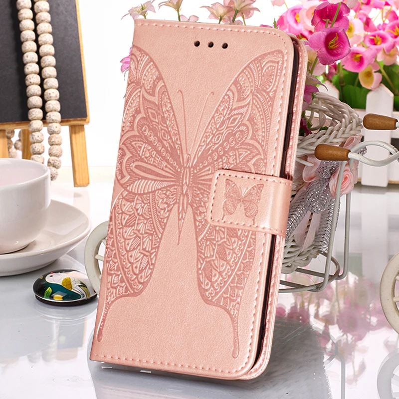 

Flip Case For Samsung Galaxy M80S M60S M51 M31 M30S M11 M01 Emboss Leather butterfly Shockproof Stand Card slot Phone Case