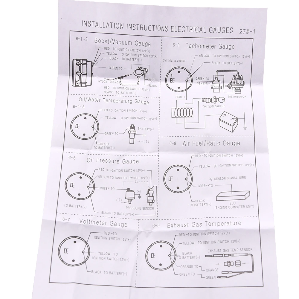 Тахометр с датчиком для дыма цифровой автомобильный измеритель тахометр частоты
