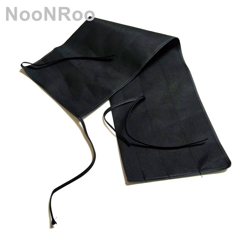 NooNRoo  100% Cotton Bag for  fly rod blank 4 section fly rod bag Black color cloth high quality Fly Fishing Rod bag 32.8g