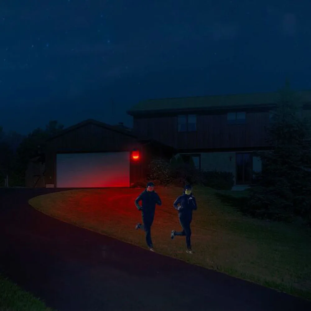 Инфракрасный детектор движения на солнечной батарее сирена стробоскоп