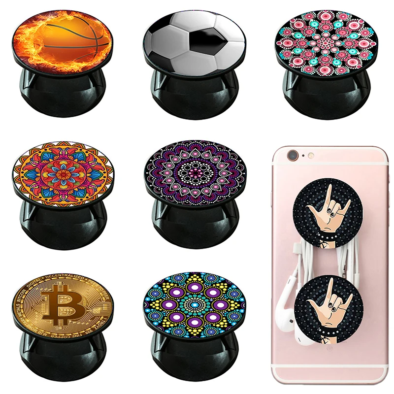 

New Folding type попсокет Finger Grip Ring Phone Holder Pocket Socket Stand for Mobile Phone Stand Applicable Mobile Phones