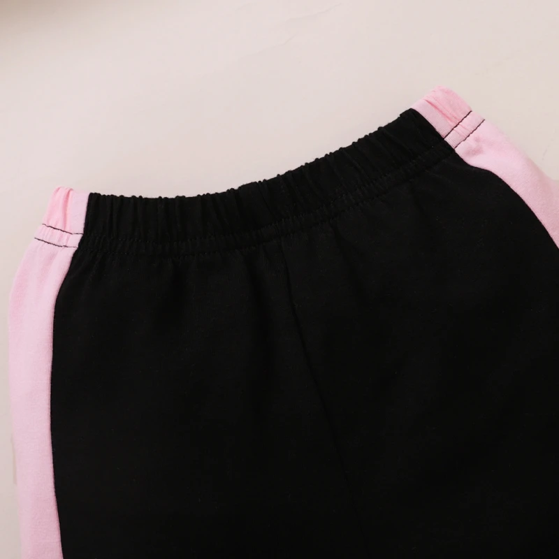 

Children Baby Boys Set Color Splicing Short Sleeve T-shirt Blouse+Shorts Kid Clothing Casual Sport Summer 2PCS Outfits