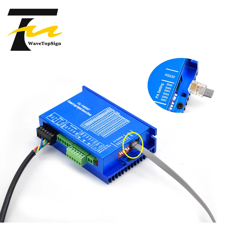 Прозрачная головка WaveTopSign RJ11 6P6C для последовательного порта RS232 гнездовой