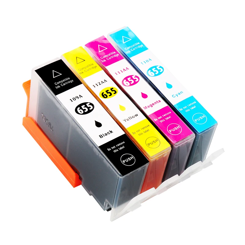 

Compatible 109A 110A Ink Cartridge Replacement For HP 655 HP655 For Deskjet 3525 5525 4615 4625 4525 6525 6625 Printer