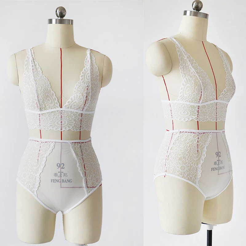 Сексуальный комплект женский кружевной нижнего белья пуш-ап женское свободное