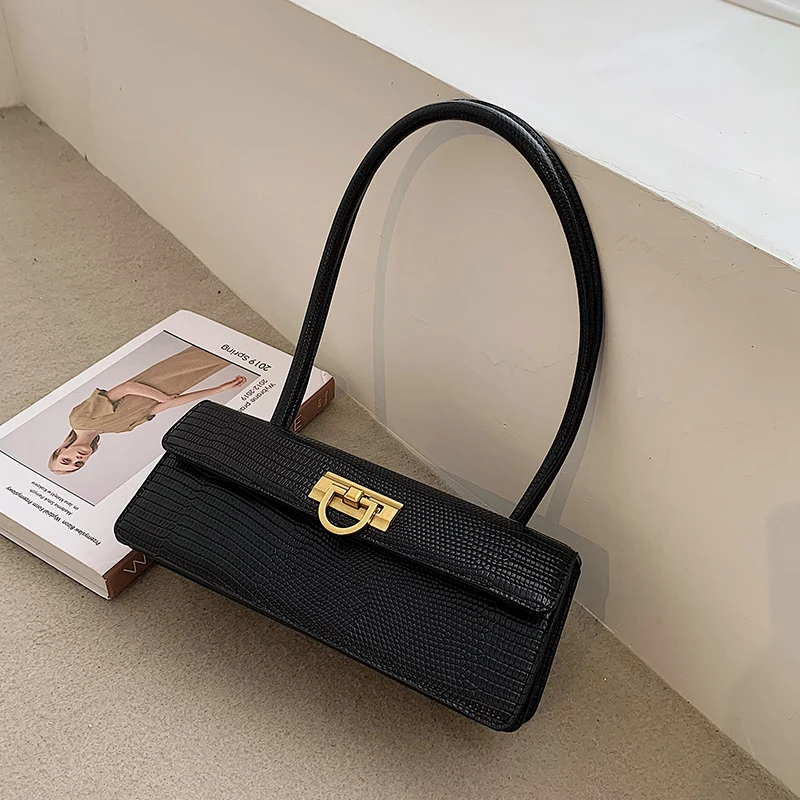 

YANIGELAN Handbags For Women 2021 Designer Luxury Leather Armpit France Baguette Bag Vintage Female Shoulder Pack сђмка женская