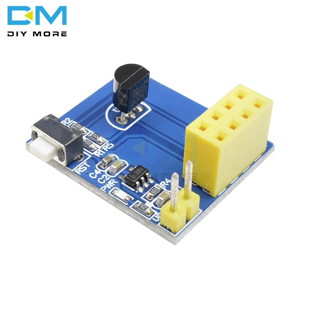 ESP8266 ESP-01 DS18B20 модуль адаптера датчика температуры и влажности Wifi NodeMCU для Arduino Smart