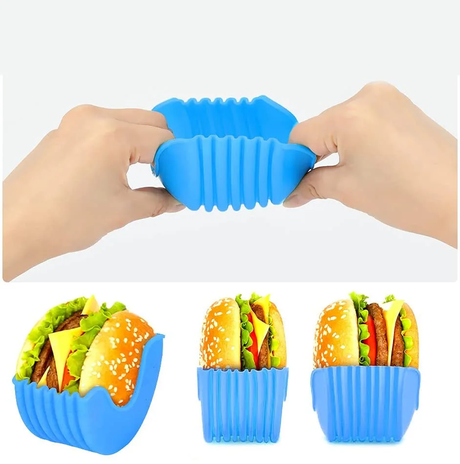 Силиконовая полка для гамбургеров растягивающийся держатель кухонный