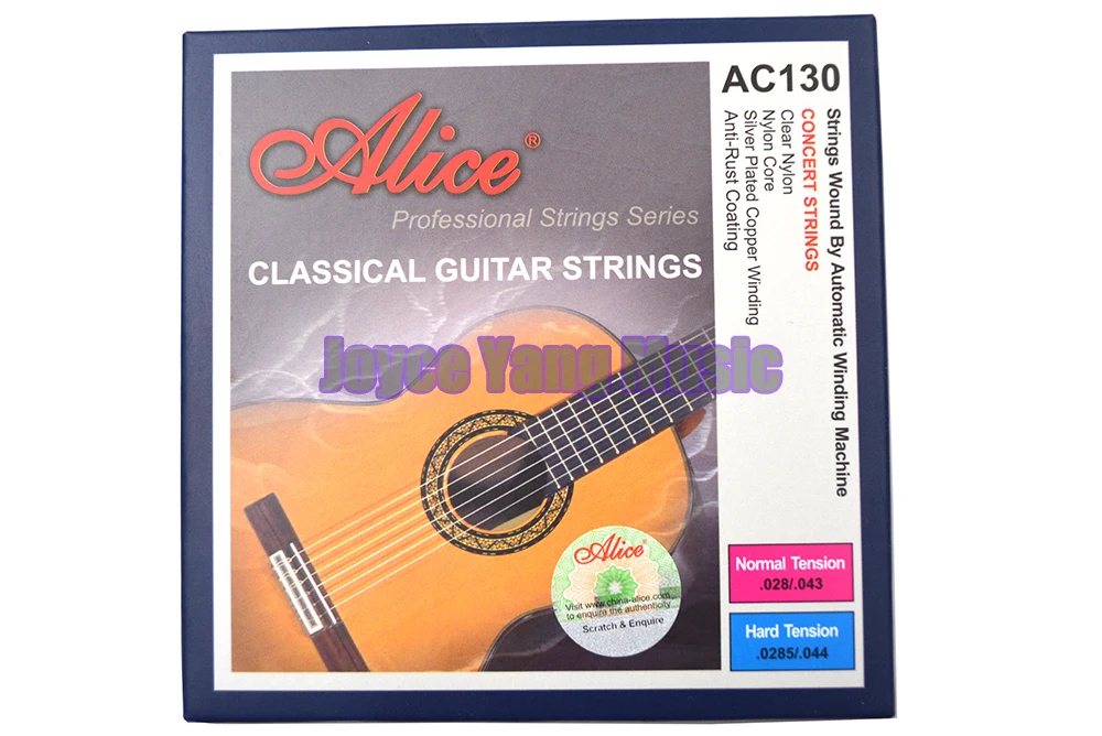 

Alice AC130 Normal/Hard Nylon Classical Guitar Strings Excellent Clear Nylon Strings Free Shipping Wholesales