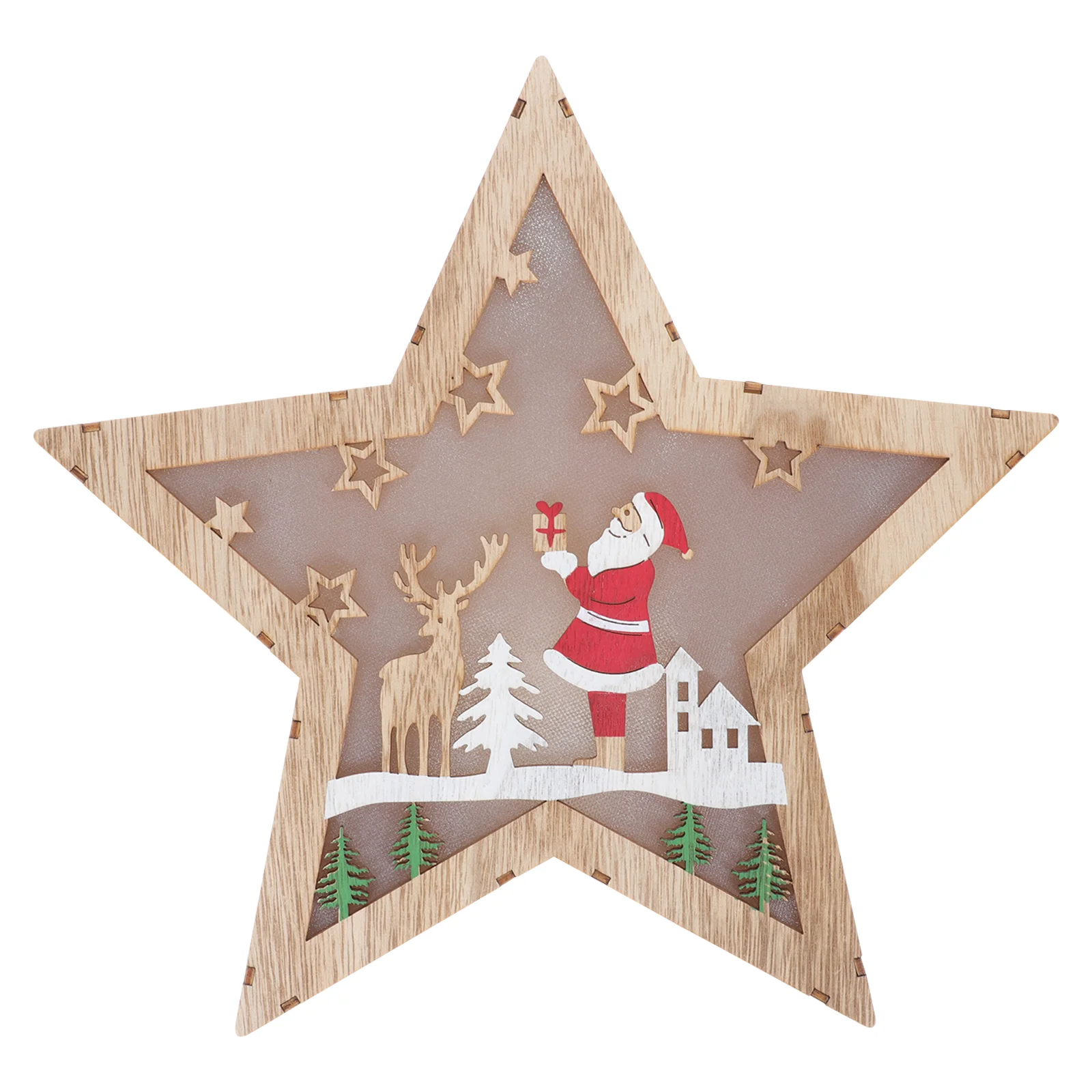 

1 шт., декоративный светильник с пятью звездами