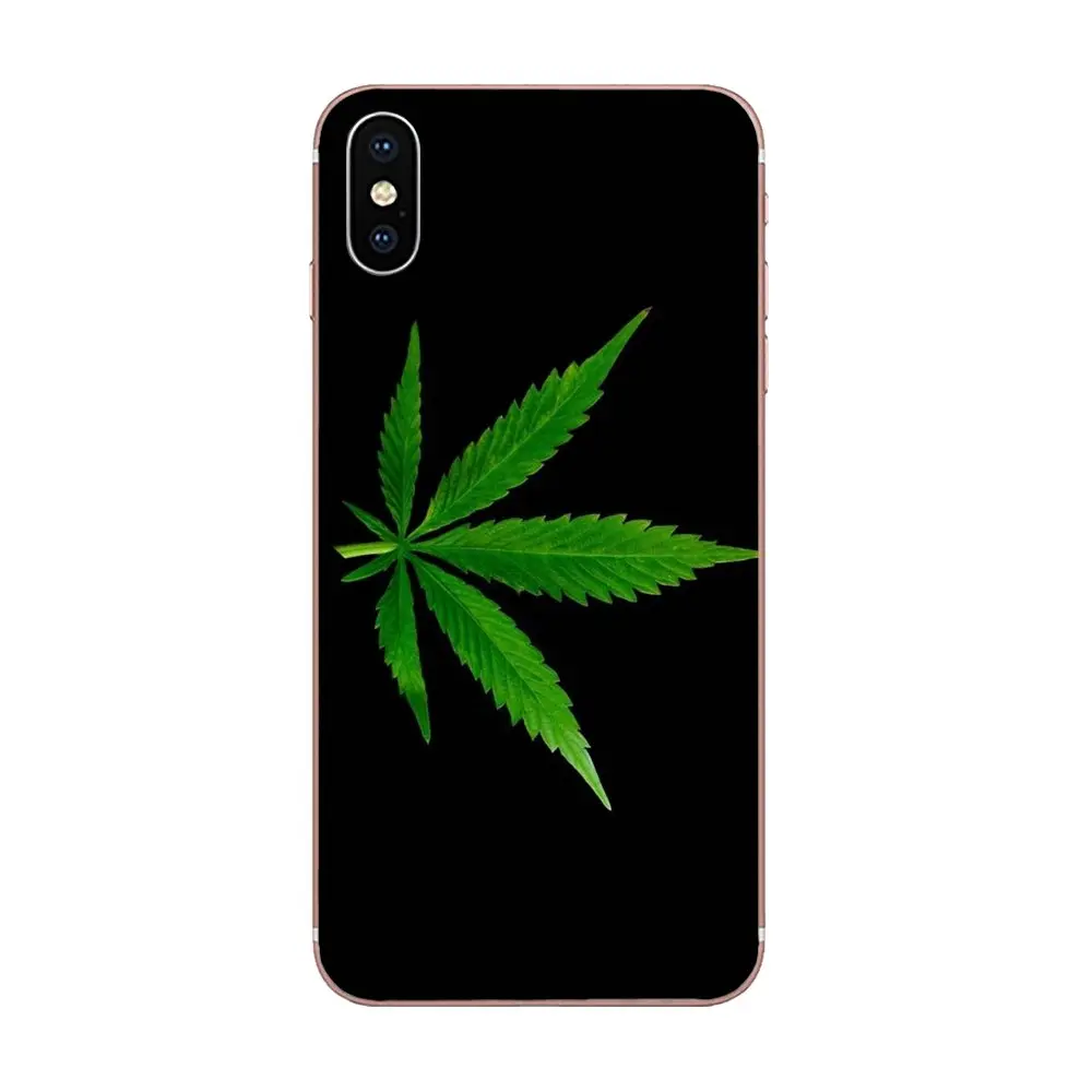 Чехлы из ТПУ для Huawei P7 P8 P9 P10 P20 P30 Lite Mini Plus Pro 2017 2018 2019 с пеньковыми листьями|Бамперы|