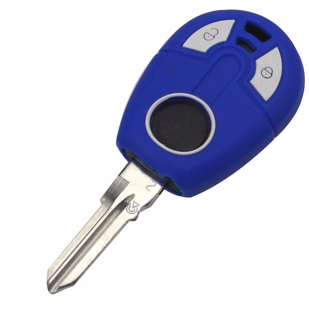 2 кнопки силиконовый резиновый чехол для ключа автомобиля Fiat Positron EX300 Бразилия