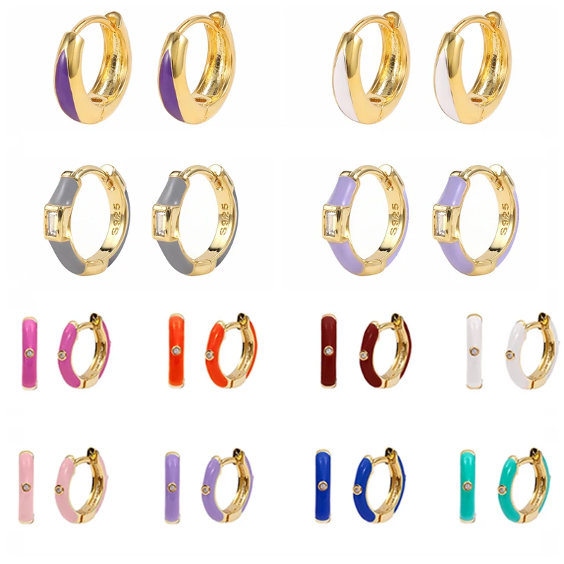 

Серьги-кольца из серебра 925 пробы, минималистичные, 925