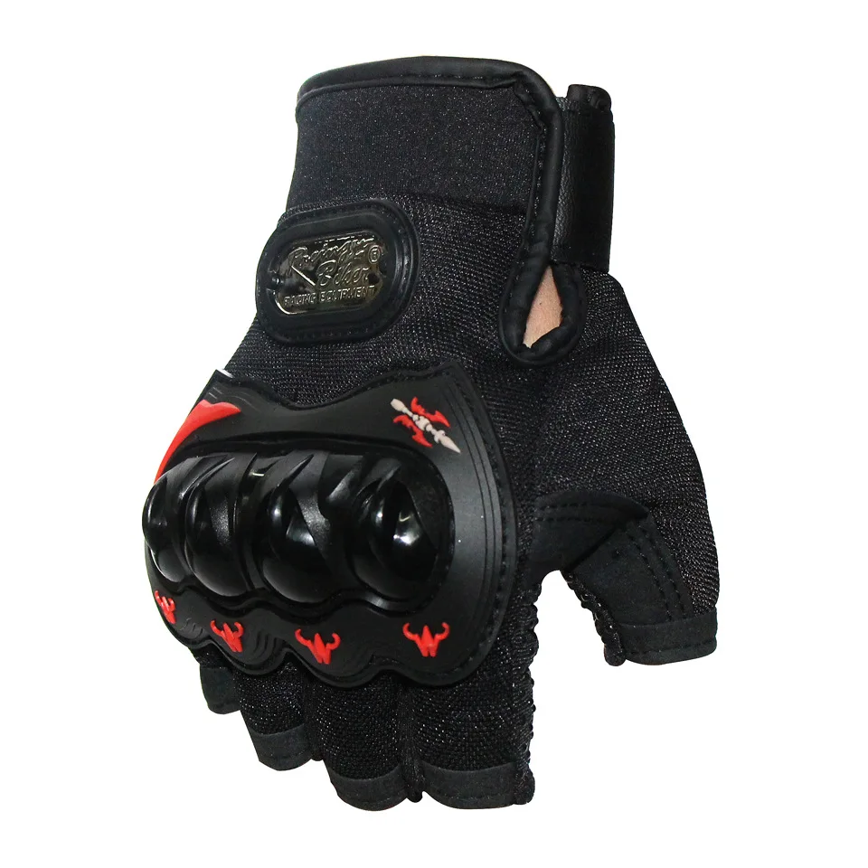 

Motorcycle Fingerless Gloves For Men Women Moto Glove Racing Riding Half Finger Black Gloves Unisex Summer Guantes Motocross