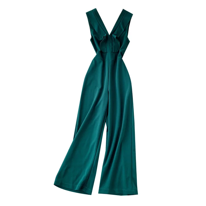 Новинка весна-лето 2020 женские комбинезоны без рукавов Комбинезоны для женщин