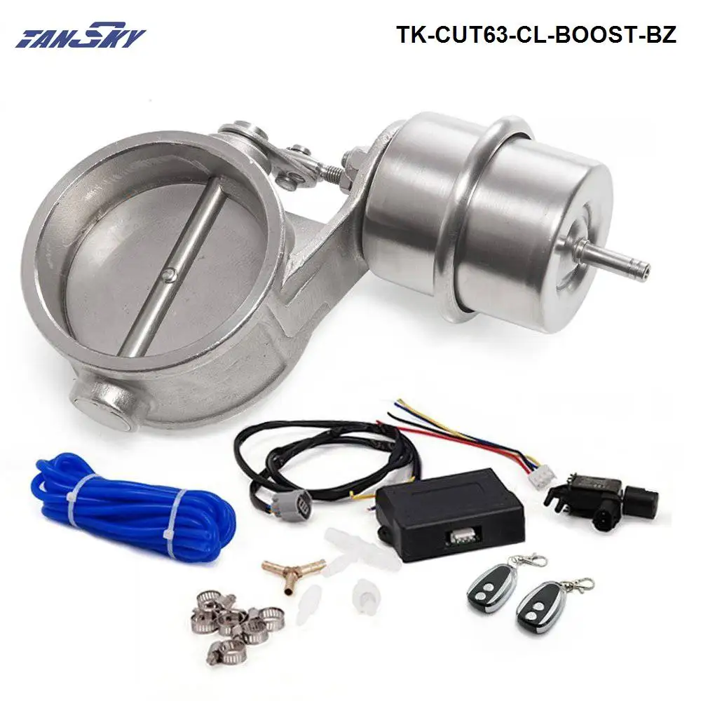 Труба выреза 2 5 дюйма 63 мм закрытая с силовым приводом беспроводным пультом