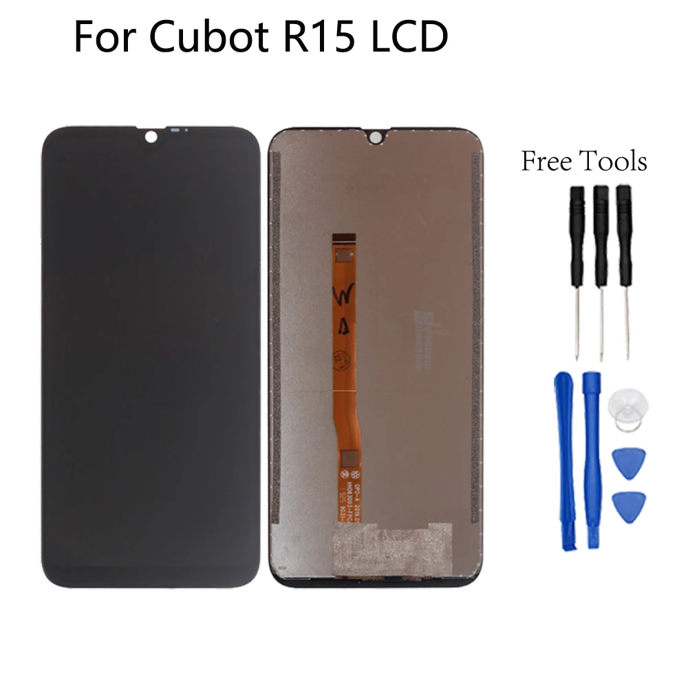 

ЖК-дисплей 6,26 дюйма для Cubot R15, сенсорный экран, дигитайзер в сборе, запасные части для Cubot R15, ЖК-дисплей, инструменты бесплатно
