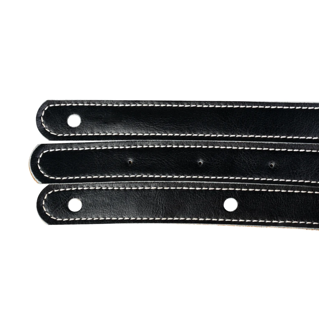 naomi elektrische gitarre strap leder schwarz einstellbare schulter gurt für gitarre elektrische gitarre bass gitarre teile zubehör neue fre