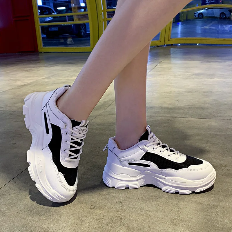 Женская Повседневная обувь Сезон весна Дышащие женские кроссовки Basket Femme