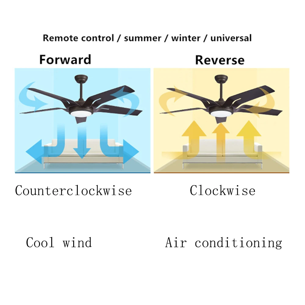 66 дюймов 54 дюйма скандинавские потолочные вентиляторы с светильник DC