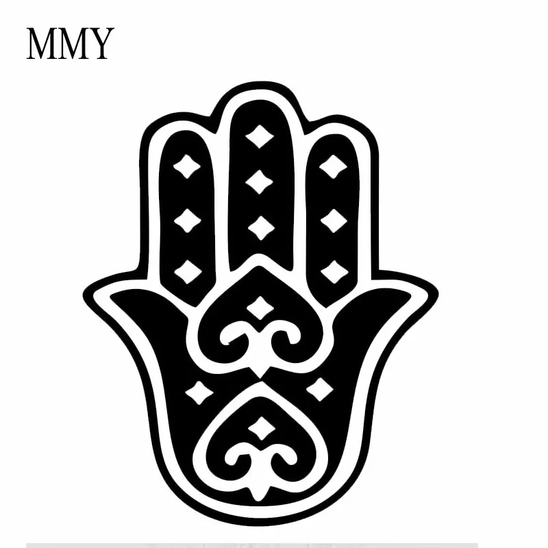 Смешная ручная виниловая наклейка Hamsa Khamsa 4 &quot* 3 2&quot на окно автомобиля|Наклейки