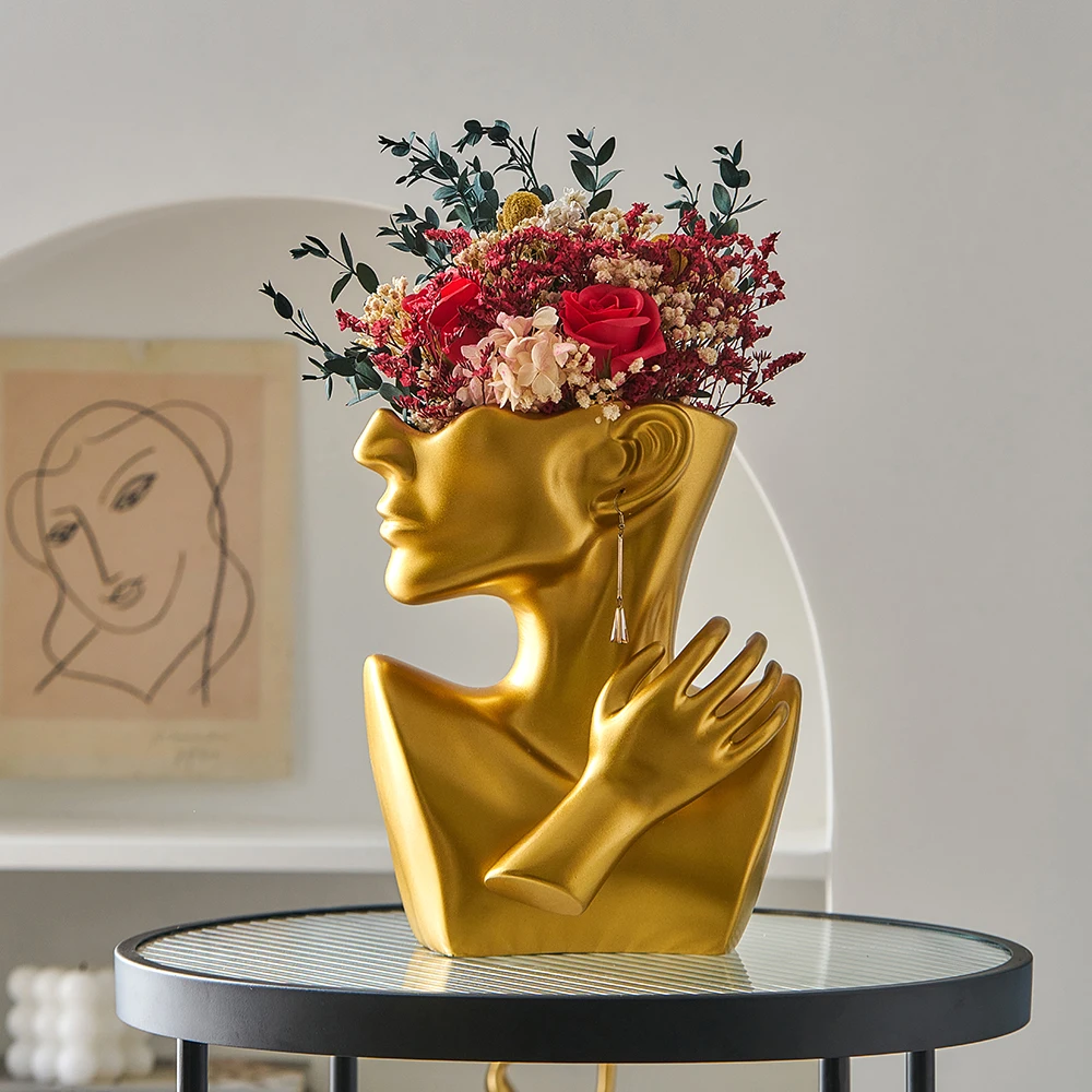 

Nordic Room Decoration Accessories Abstract Figure Side Face Ornaments Office Accessories Ornaments Home Modern Home Docer