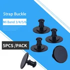 Металлическая пряжка для ремешка Mi Band 6 5 4 3 Кнопка для браслета Xiaomi 5 6 4 3 Аксессуары для смарт-часов MiBand 6 сменный шип