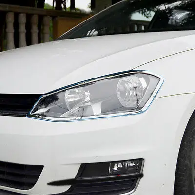 

Хромированная крышка передсветильник фары из АБС-пластика для VW Golf MK7 2013-2019, 2 шт.
