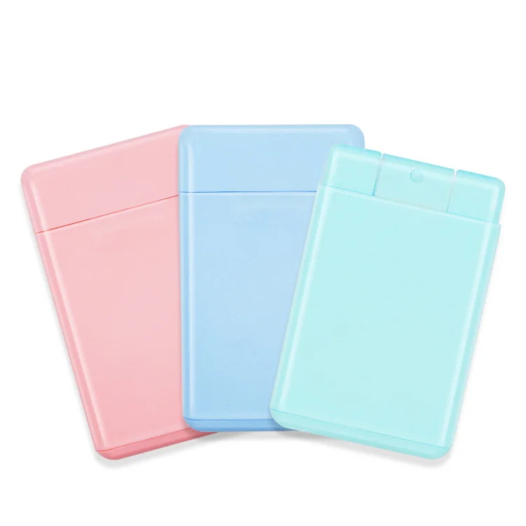 1 шт 20 мл пластиковый спрей коробка для духов карта увлажняющий флакон