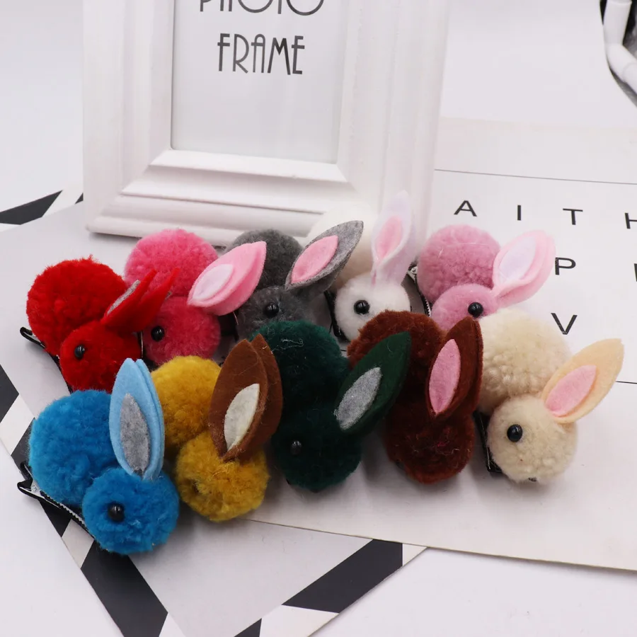 Заколка для волос в виде кролика 20 цветов |