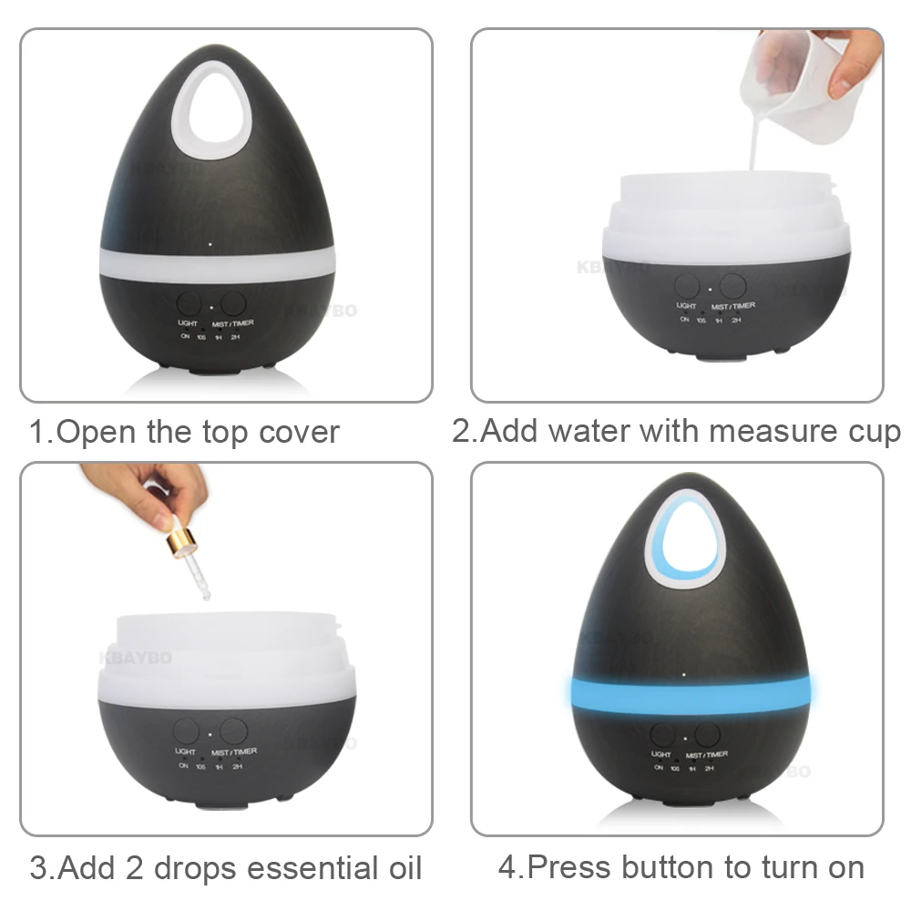 200 мл диффузор Арома масла ультразвуковой увлажнитель воздуха очиститель