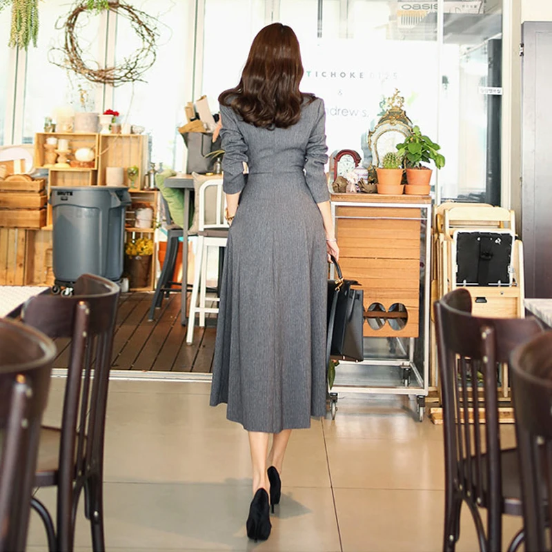 

Fashion women comfortable long a-line coat new arrival high quality temperament vintage thick holiday outdoor trend lady trench