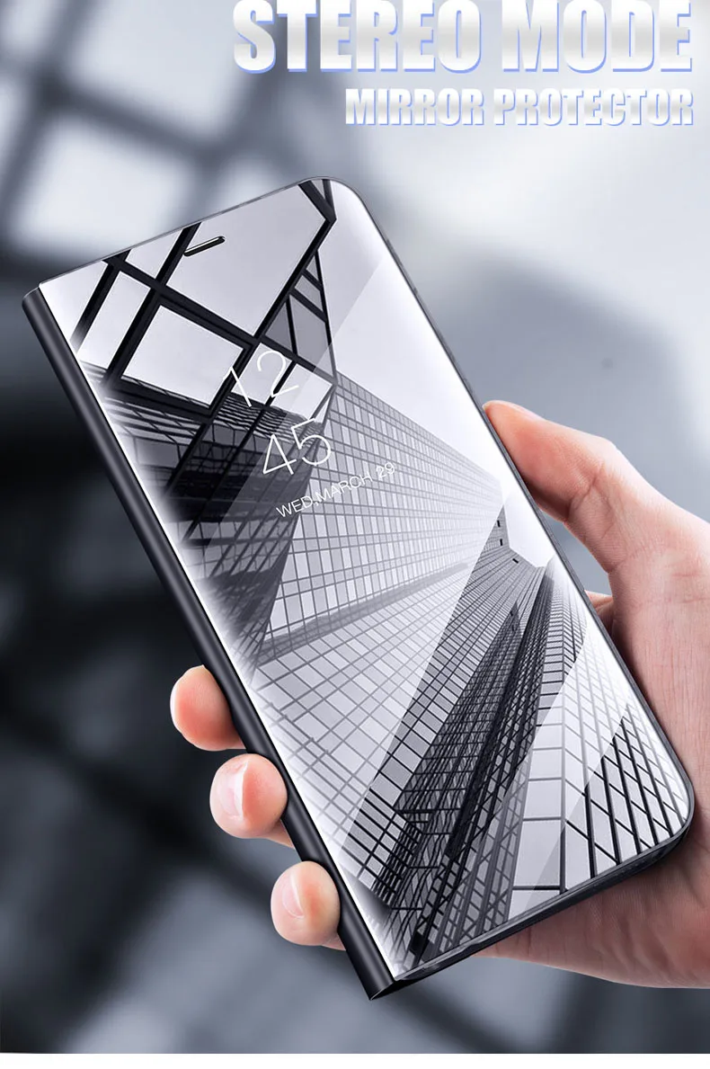 Роскошное умное зеркало из искусственной кожи чехлы для телефонов Xiaomi Redmi 7A 5A откидная крышка для Xiaomi Redmi 5A 7A Funde Coque