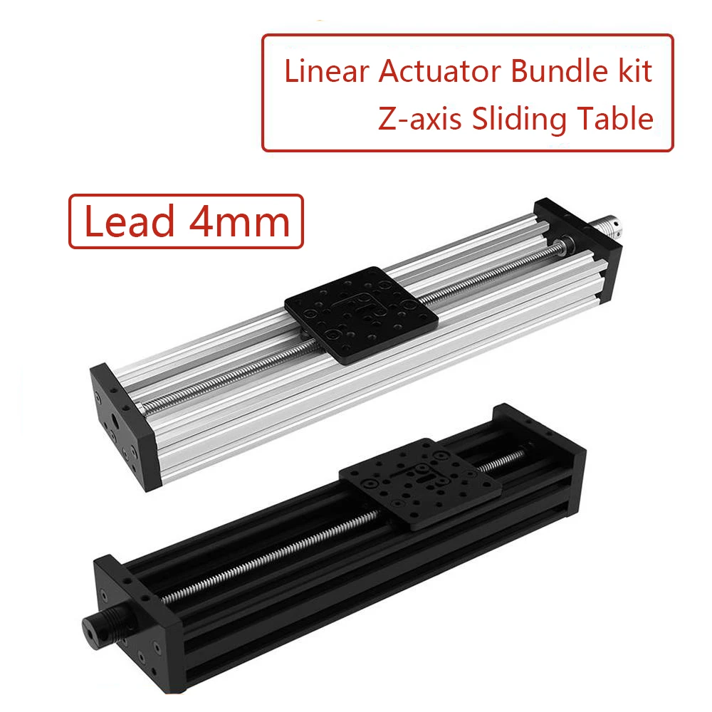 3d принтер T8 свинцовый винт Openbuilds Z axis Diy c луч CNC раздвижной стол 300 мм 350 400 500