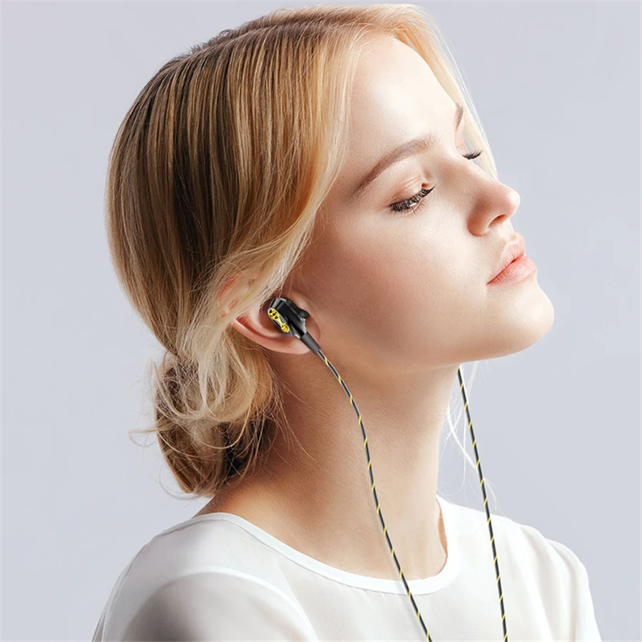 Проводные наушники профессиональные металлические 3 5 мм с тяжелыми басами Hi Fi