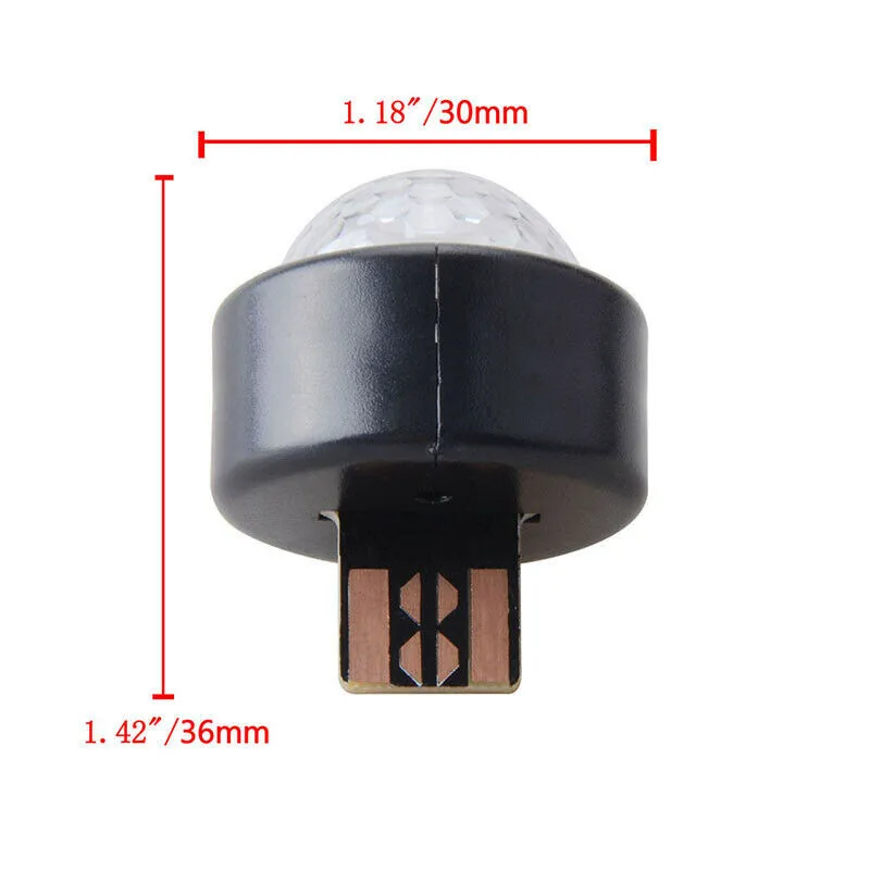 

Night Atmosphere Lamp Projector Star Strobe Tool Interior Light Universal 6W