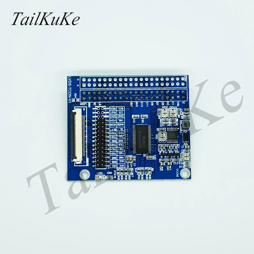 Одноканальный 8-канальный TTL адаптер платы LVDS с VGH.VGL.AVDD.VCOM четырехстороннее
