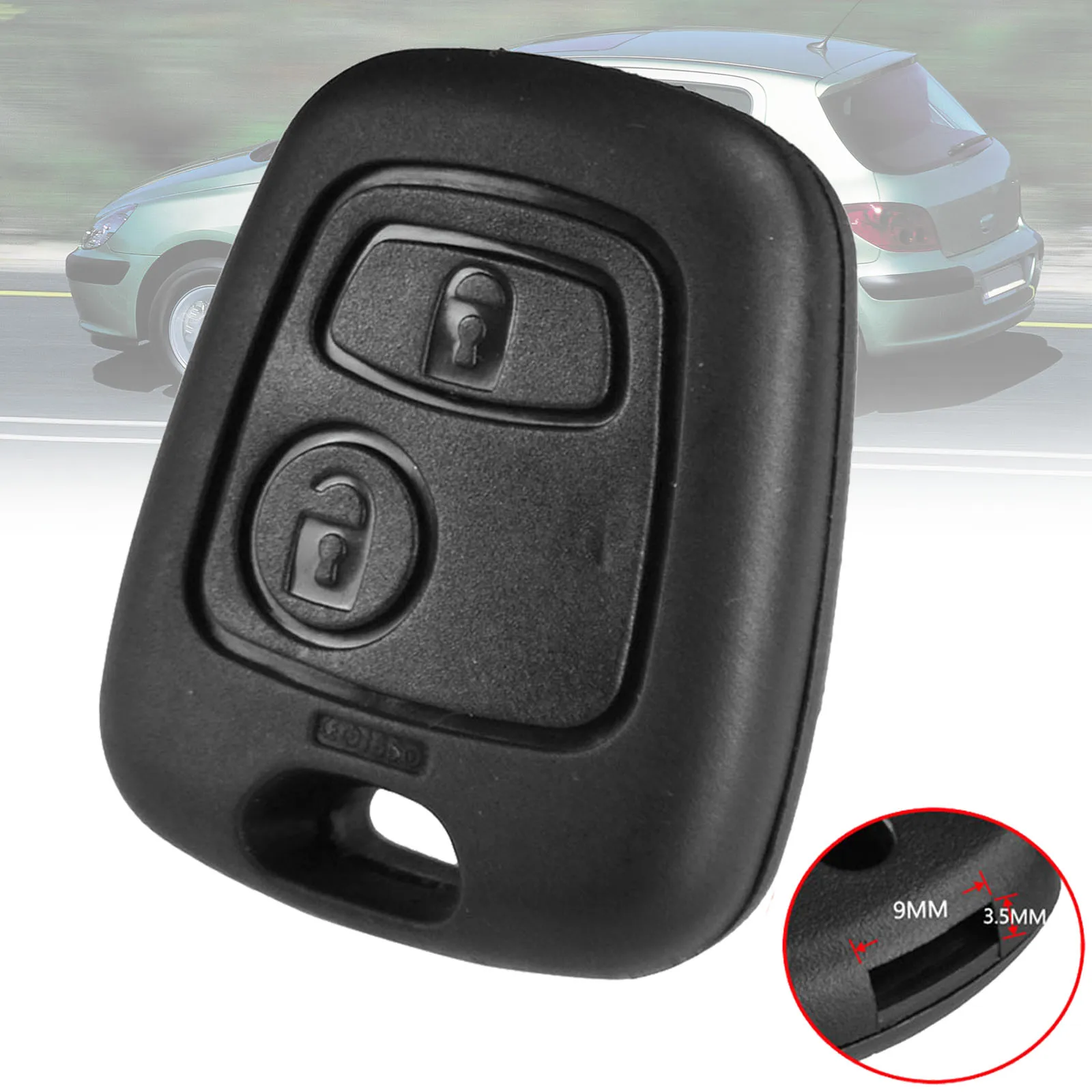 

For PEUGEOT 307 407 FOR Citroen C2 C3 C4 XSARA Picasso Car Key Replacement Remote Key Fob Case Cover Shell fit VA2 /HU83 Blade