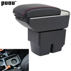 Подлокотник для Ford Fiesta MK7 2009-2017, центральная консоль с подстаканником, аксессуары для стайлинга автомобилей, часть 3, 6