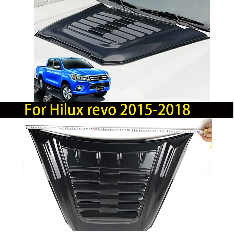 

Abs Black Bonnet scoop fit for HILUX REVO 2015 2016 2017 2018