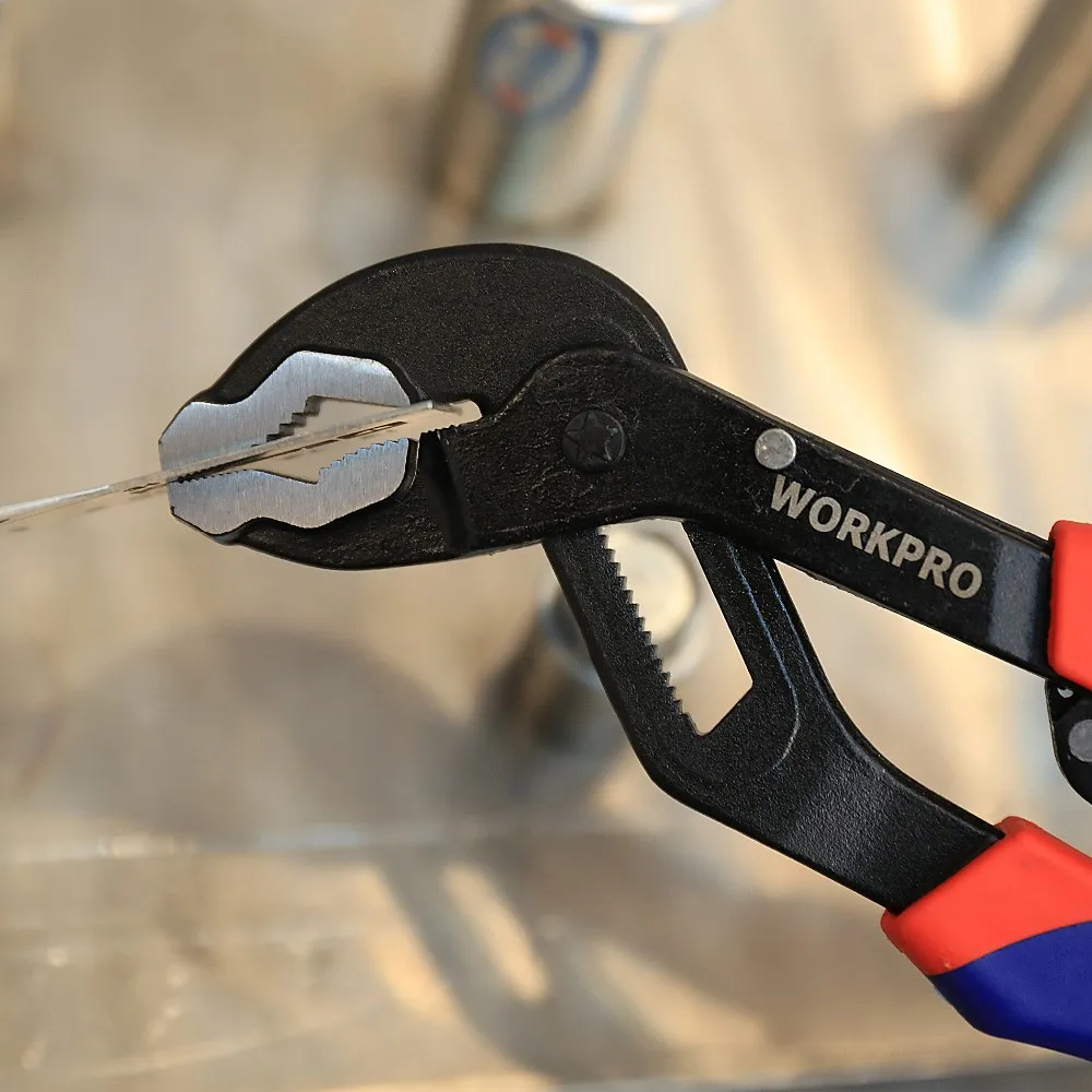 WORKPRO 1" насос плоскогубцы саморегулирующиеся пазовое соединение плоскогубцы многофункциональные плоскогубцы