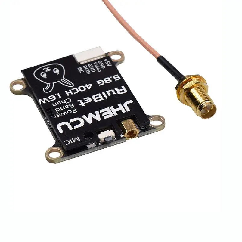 

JHEMCU RuiBet Tran-3016W 5,8 ГГц 40CH Питер/25 МВт/200/400/800 МВт переключаемый VTX 2-6S 30.5x30.5мм для гоночного дрона FPV дальнего радиуса действия