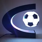 Футбольный дизайн, светильник, ночная лампа, магнитная левитация, светильник для футбола, Детский мальчик, спальня, украшение, плавающая сияющая лампа