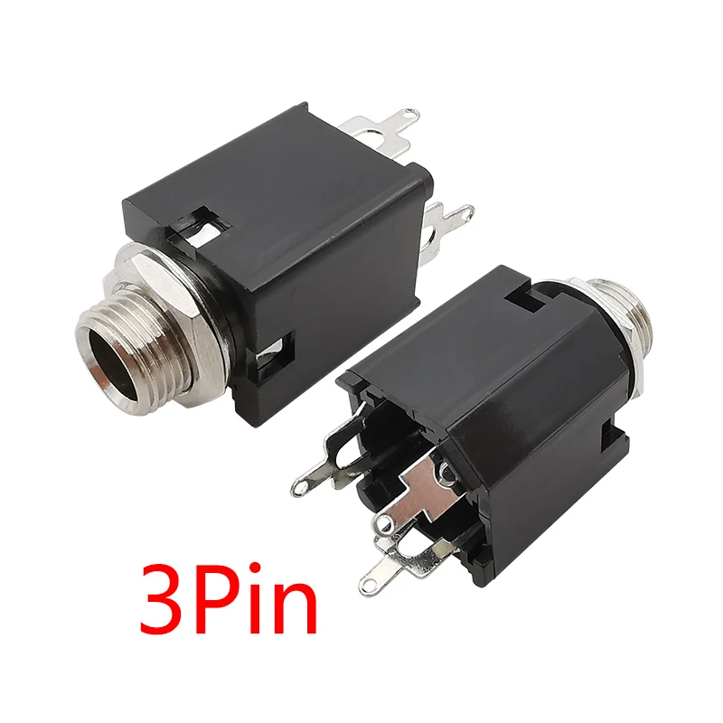 

Аудио разъемы PJ-612A 3Pin/5Pin черные/синие