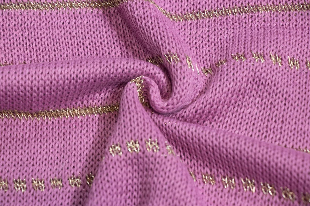 Женский весенний милый осенний свитер новый полосатый вязаный пуловер с