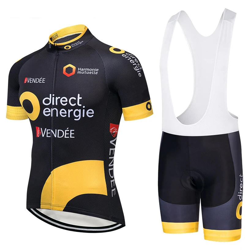

TEAM Direct data Cycling Clothing Bike jersey Ropa Quick Dry Bicycle summer Cycling Jersey 20D pad bike Maillot Culotte